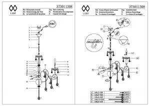 Потолочный светильник MW-Light Адель золотой 373011308