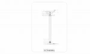 Напольный светильник MW-Light Афродита бронзовый 317040901