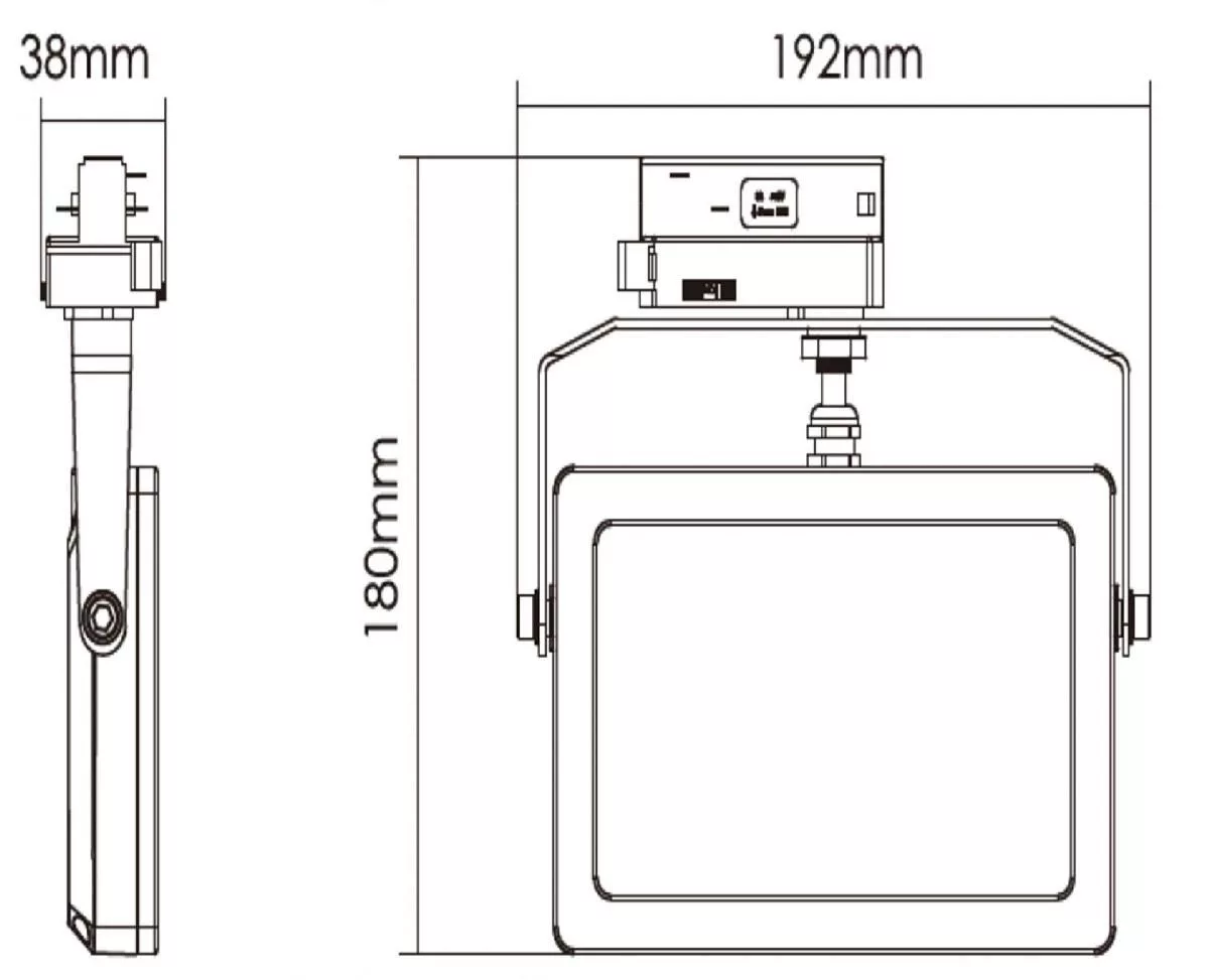 Трековый светильник 3-х фазный 230В Flood SMD, 15 Вт, 4000 К, белая  Deko-Light 707138 купить в Краснодаре – «Описвет»