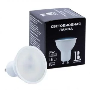 Светодиодная лампа L&B GU10-7W-MR16-4000K_lb