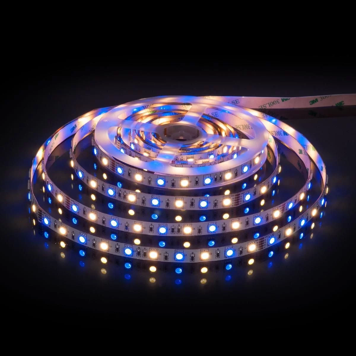 Светодиодная лента Лента светодиодная 24V 14,4W 60Led 5050+5050 IP20 MIX  RGB/теплый белый, 5м Elektrostandard a053728 купить в Краснодаре – «Описвет»