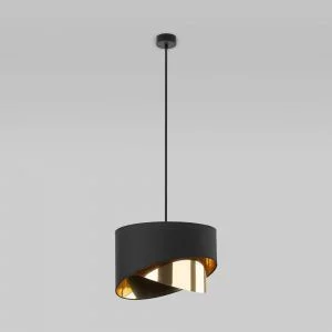 Подвесной светильник с тканевым абажуром TK Lighting Grant Black 4823