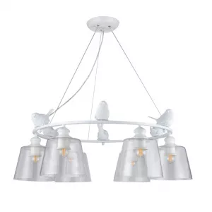 Подвесная люстра Arte Lamp PASSERO Белый A4289LM-6WH