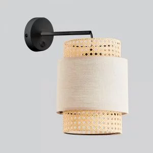 Настенный светильник с тканевым абажуром TK Lighting Boho Nature 6302