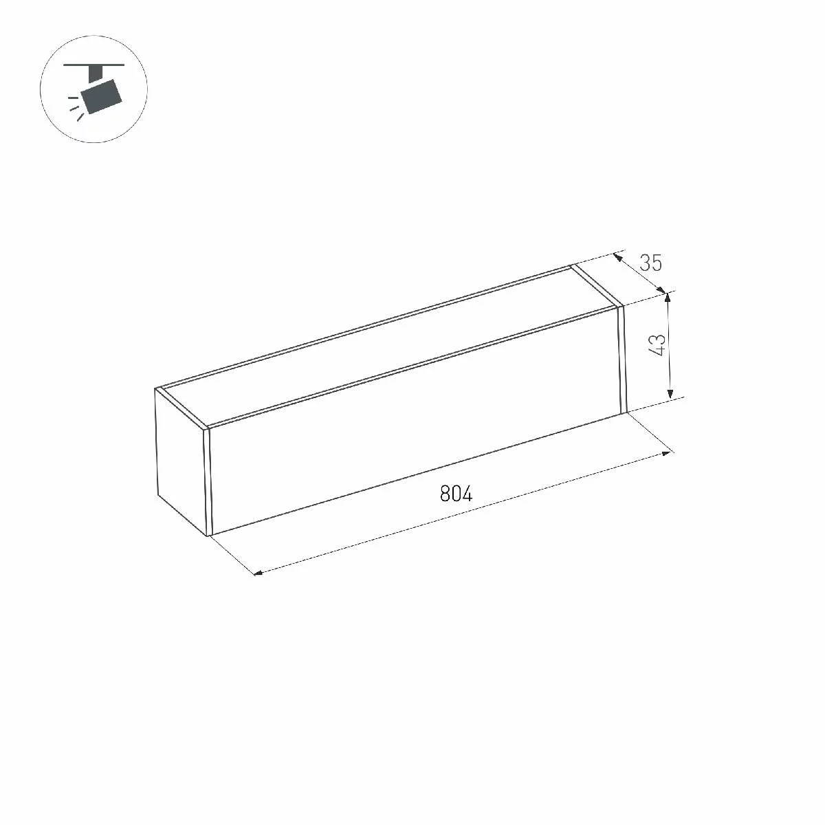 Светильник MAG-FLAT-45-L805-24W Day4000 (BK, 100 deg, 24V) (Arlight, IP20  Металл, 3 года) купить в Краснодаре – «Описвет»