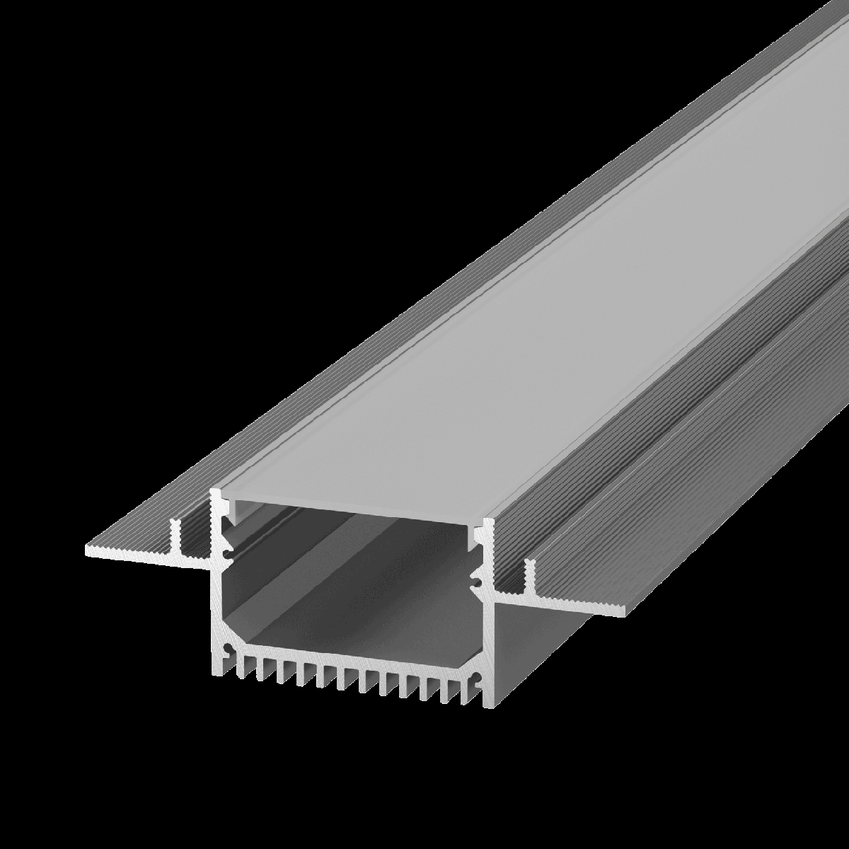 Алюминиевый профиль Design LED без видимой рамки LG49, 2500 мм,  анодированный LG49-R SWG купить в Краснодаре – «Описвет»