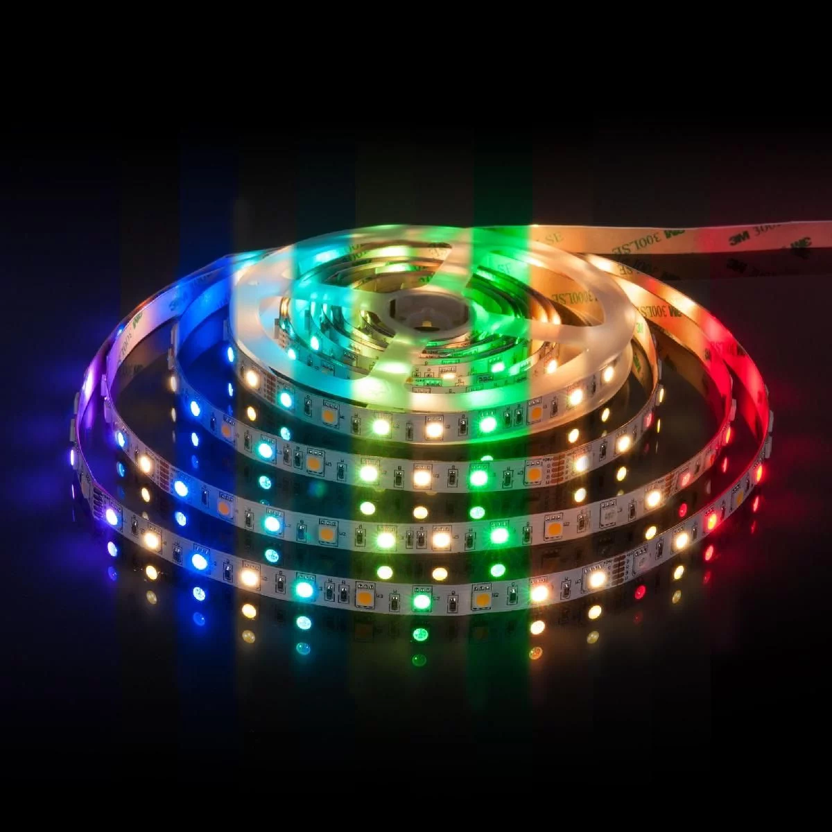 Светодиодная лента Лента светодиодная 24V 14,4W 60Led 5050+5050 IP20 MIX  RGB/теплый белый, 5м Elektrostandard a053728 купить в Краснодаре – «Описвет»