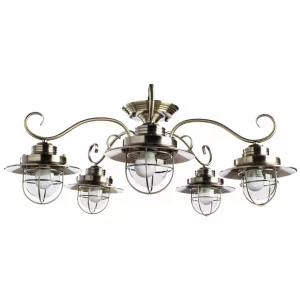 Потолочная люстра Arte Lamp LANTERNA Бронза A4579PL-5AB