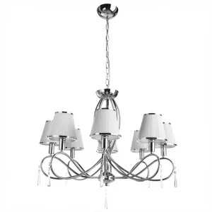 Подвесная люстра Arte Lamp LOGICO Хром A1035LM-8CC