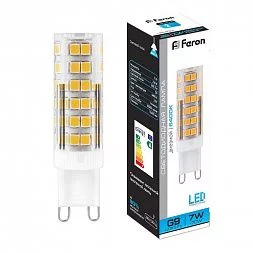 Лампа светодиодная Feron LB-433 G9 7W 175-265V 6400K