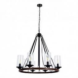 Подвесная люстра Arte Lamp DALIM Черный A7014SP-8BK