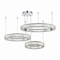 Люстра подвесная ST-Luce Хром/Прозрачный LED 1*122W 4000K TIVOLI SL1622.113.03