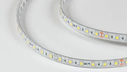 Светодиодная лента 5050, 60 LED/м, 14,4 Вт/м, 24В , IP68, Цвет: Холодный белый, 560-24-14.4-W-68-M  SWG