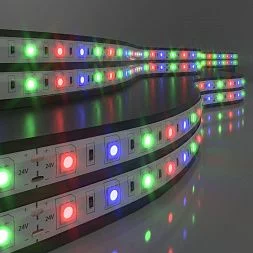 Светодиодная лента Лента светодиодная 24V 14,4W 60Led 5050 IP65 RGB, 5м Elektrostandard a052978