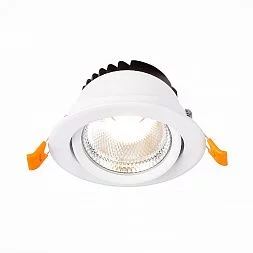 Светильник встр. Белый LED 1*10W 3000K 750Lm Ra80 36° IP20 D109xH65 220-240V Встраиваемые светильники ST211.538.10.36